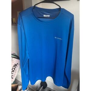 New with tags blue  men's XL Columbia Omni wick shirt